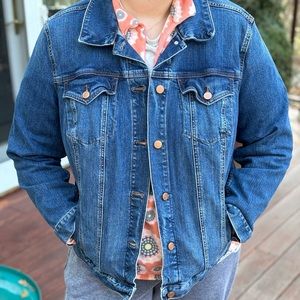 Loft Denim Jacket- Mid Wash, Plus Size